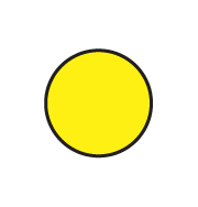 Yellow Circle. 1,000 kVA to 1,999 kVA available substation capacity.